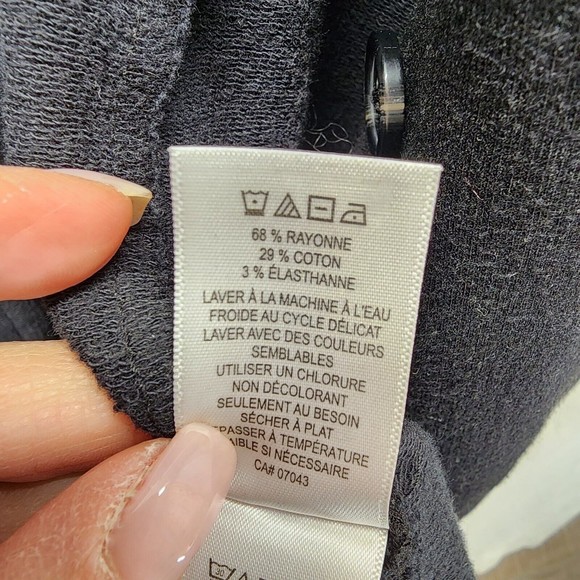 Tahari Women's Black Soft Knit Button Front Blazer Jacket Cardigan 2X Plus Size - Picture 9 of 9